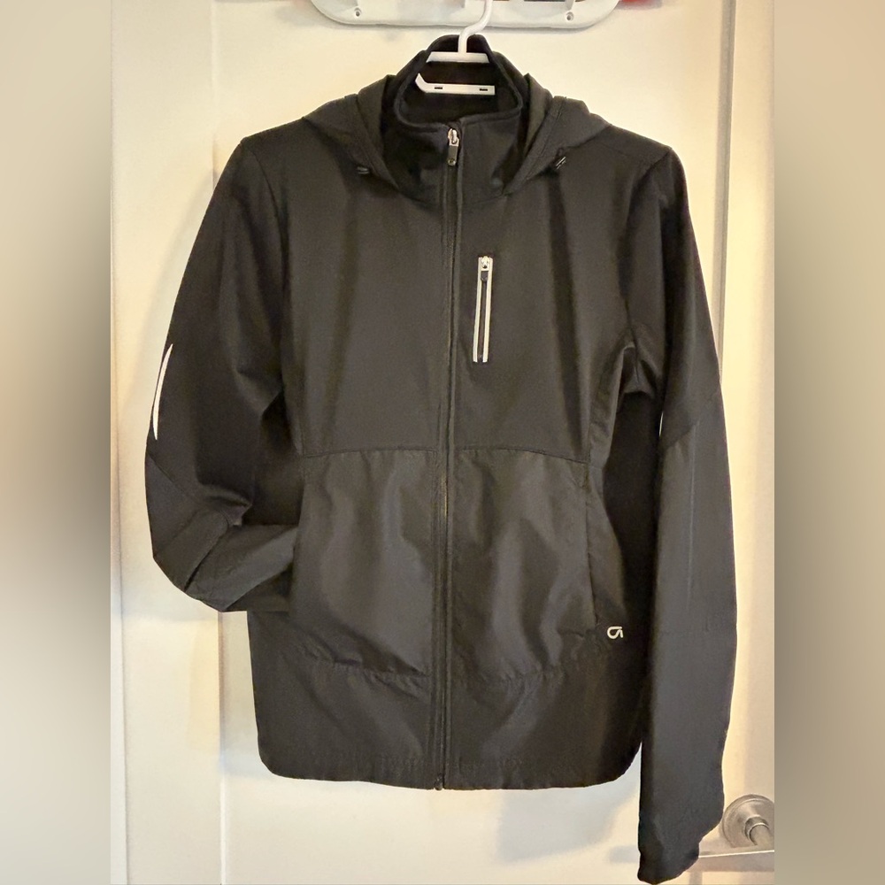 GAP FIT Women’s Black Hooded Windblocker Jacket